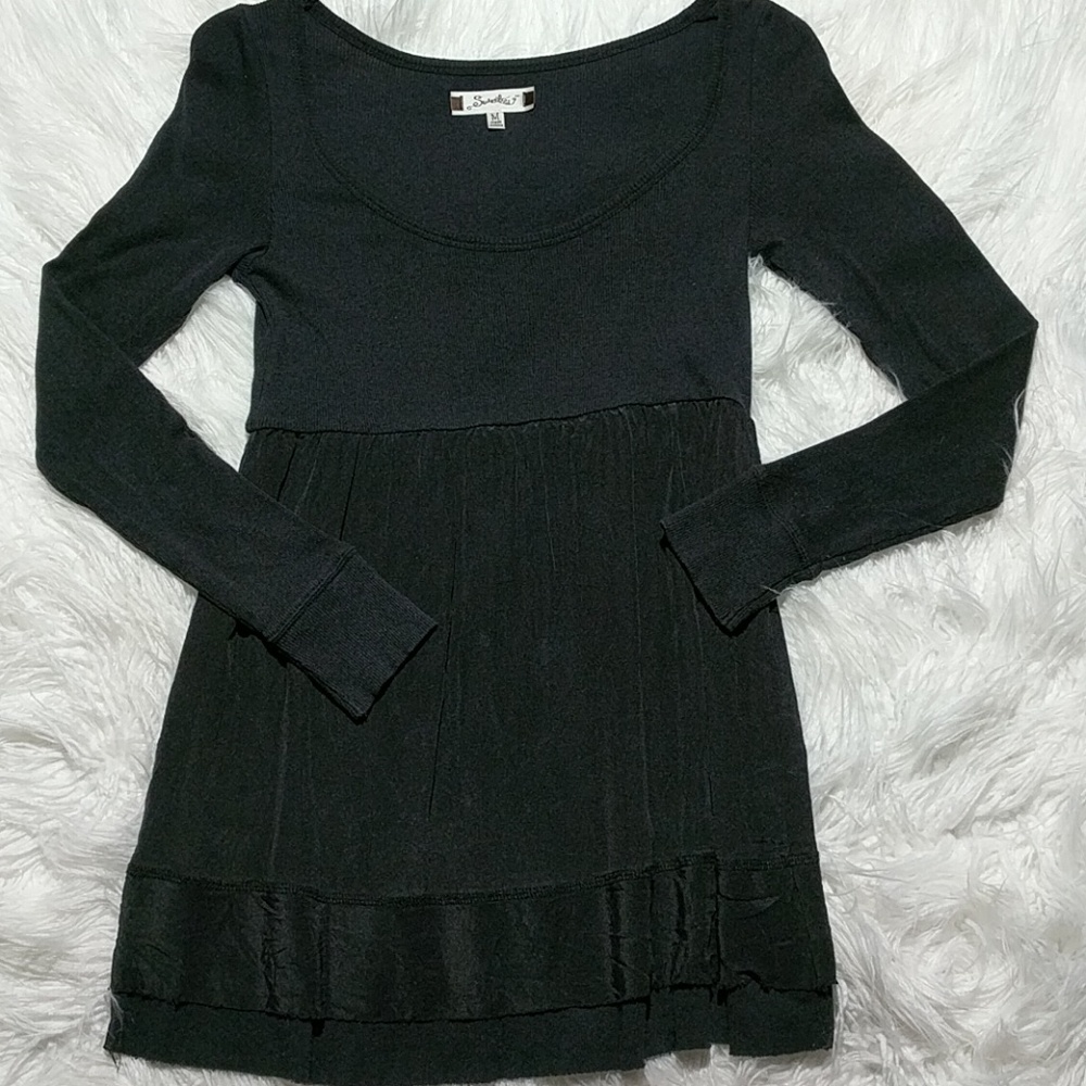 Sweeties Black Tunic Top